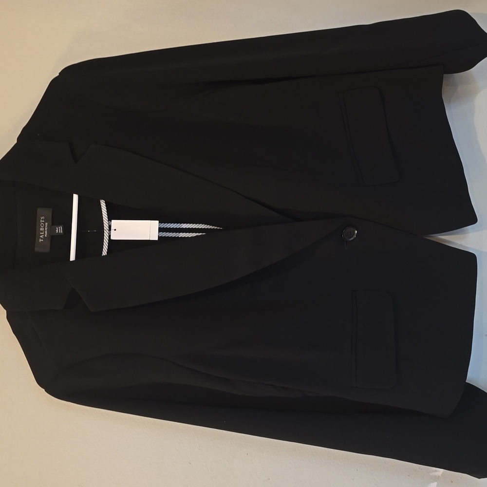 Talbots Classic Black Suit Jacket